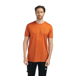 Aclima LightWoll 140 Classic Tee Antler, herre (Apricot Orange)