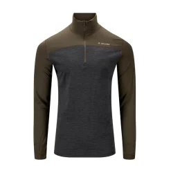 Aclima LightWool 180 Polo w/zip, herre (Tarmac Marengo)