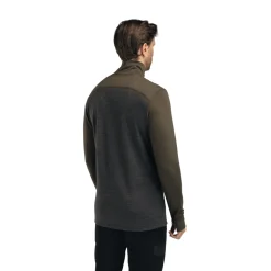Aclima LightWool 180 Polo w/zip, herre (Tarmac Marengo)