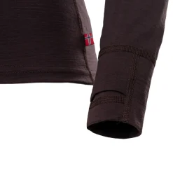 Aclima LightWool 180 Polo w/zip, dame (Chocolate Plum)