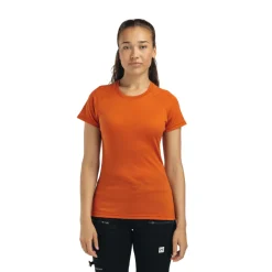 Aclima LightWool 140 Trail Tee, dame (ApricotOrange)