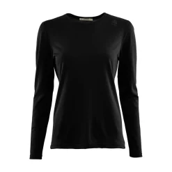 Aclima LightWool 140 trøje LS, dame (Jet Black)