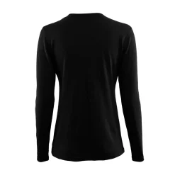 Aclima LightWool 140 trøje LS, dame (Jet Black)