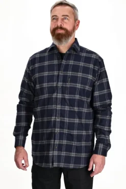 Asivik Blåvand LS skjorte, herre (Dark Blue)