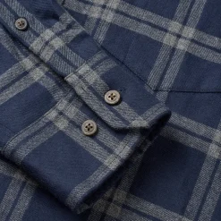 Asivik Blåvand LS skjorte, herre (Dark Blue)