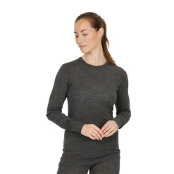 Asivik Hike Wool Blend Uldundertrøje, dame (Black)