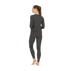 Asivik Hike Wool Blend Uldundertrøje, dame (Black)