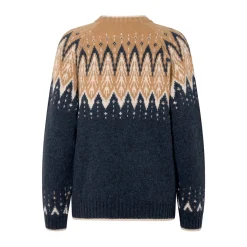 Asivik Isefjord Sweater, dame (Navy Sand)