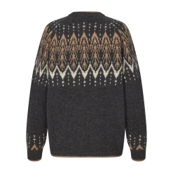 Asivik Isefjord Sweater, dame (Black Sand)