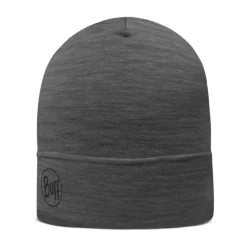 Buff Merino LW Beanie (Solid Grey)
