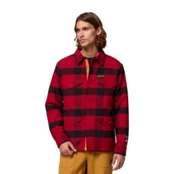 Columbia High Cascades Shirt Jacket, herre (Red Dahlia)