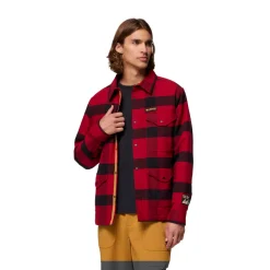 Columbia High Cascades Shirt Jacket, herre (Red Dahlia)