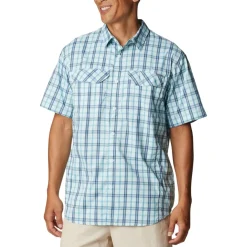 Columbia Silver Ridge Lite Plaid skjorte SS, herre