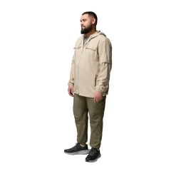 Columbia Skien Valley Hooded LS Sommer- og myggejakke, herre (Acient Fossil)