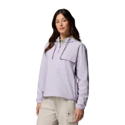 Columbia Skien Valley Hooded LS Sommer- og myggejakke, dame (Lavender)