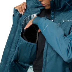 Columbia Snowy Summit Insulated skijakke, dame (Everblue Dobby)