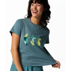 Cotopaxi Cuatro Bitmap T-shirt, dame (Everglade)