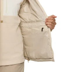 Cotopaxi Fuego Max Down Hooded Dunjakke, dame (Cream and Khaki)
