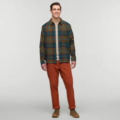 Cotopaxi Quedo Flannel skjorte, herre (Live Oak Plaid)