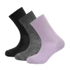 Devold Daily Merino Light Sok 3-pak, dame (Orchid Mix)