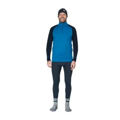 Devold Duo Active Merino 205 Zip Neck, herre (Blue Ink)