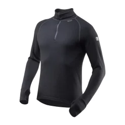 Devold Expedition Merino 235 Zip Neck trøje, herre (Black)