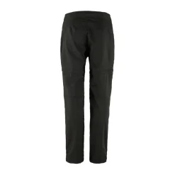 Fjällräven Abisko Hike Zip-off bukser, dame (Black)