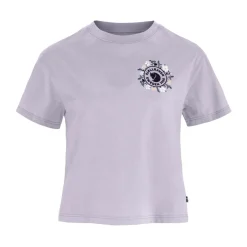 Fjällräven Fjällblomster Logo T-shirt, dame (Lavender Mist)
