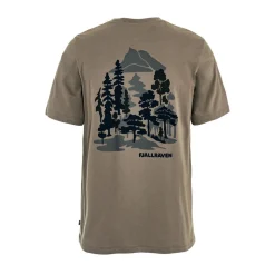 Fjällräven Swedish Forest T-shirt, herre (Suede Brown)