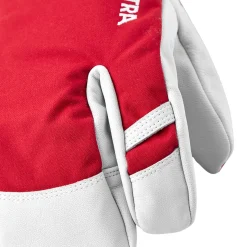 Hestra Army Leather Heli Ski 3-finger skihandske (Red)