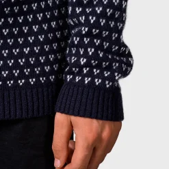 Klitmøller Collective Hugo Knit sweater (Navy Cream)
