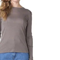 Klitmøller Collective Selma LS T-shirt, dame (Taupe)