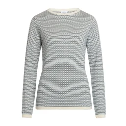Klitmøller Collective Silje Knit bluse, dame (Cream Navy)