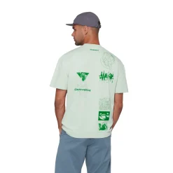 Mammut Base Relaxed T-Shirt Glacier, herre (Silver Sage)