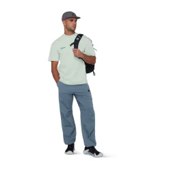 Mammut Base Relaxed T-Shirt Glacier, herre (Silver Sage)
