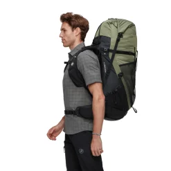 Mammut Ducan Spine 70-80 L vandrerygsæk, herre (Marsh Black)