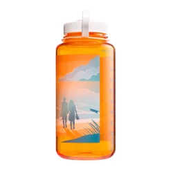 Nalgene Wide Mouth Sustain drikkedunk 1 L (Clementine Sunset)