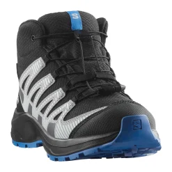 Salomon Youth XA Pro V8 Mid CSWP vandrestøvle, junior (Black/Blue)