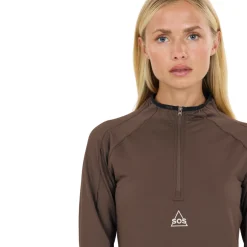 SOS Timberline Half Zip Skipulli, dame (Delicioso)