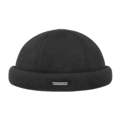 Stetson Cotton Knit Docker Cap (Black)