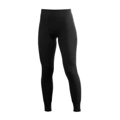 Woolpower Long Johns 200 uldunderbukser, unisex (Black)